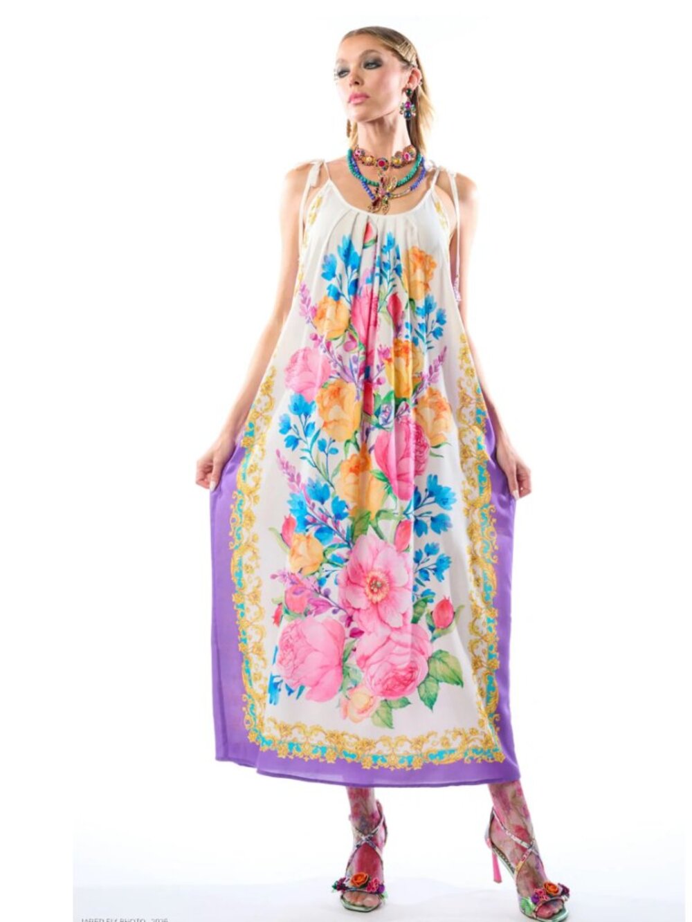 Aratta Blossom Dress in White